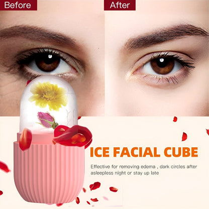 Easy Use Multi-Purpose Mini Silicon Facial Ice Roller for Ultimate Skin