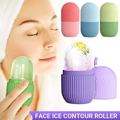Easy Use Multi-Purpose Mini Silicon Facial Ice Roller for Ultimate Skin