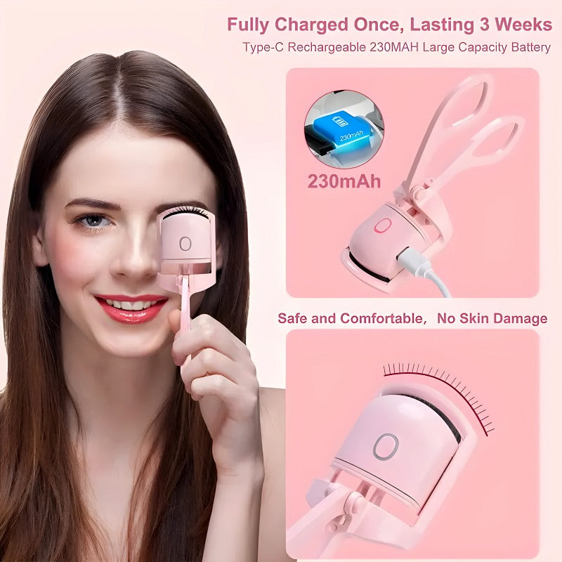 Compact and Rechargeable Mini Electric Eyelash for Women